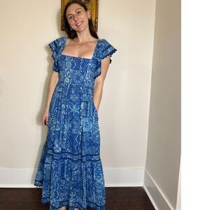 Olivia James Brooke Dress, Native Dusk Maxi Dress Size Small